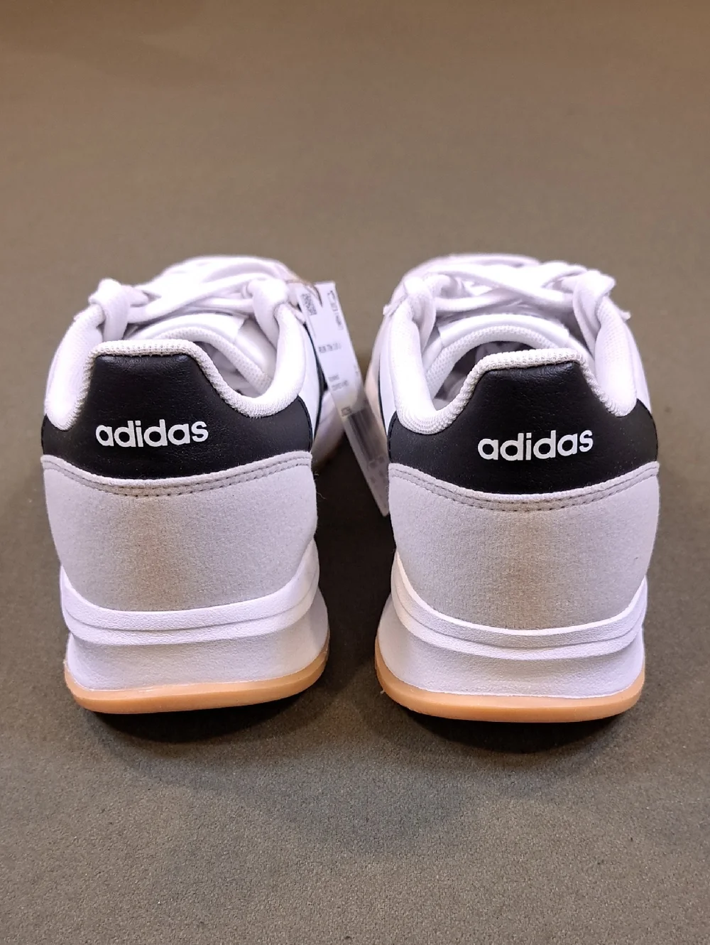 Adidas Run 70s 2.0 Shoes - Color: White/Black/Grey - Size: Kids 7